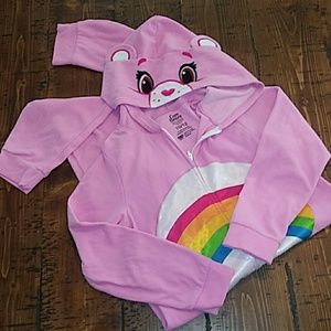 Pink Carebear Onsie size 10/12